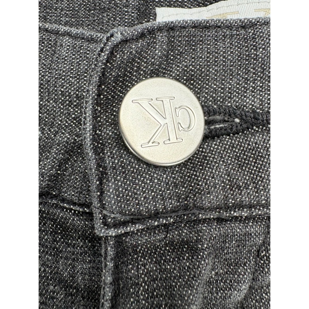 Calvin Klein Jeans Women's Size 7 Dark Gray Wash High Rise‎ Straight Leg Denim - Picture 9 of 10